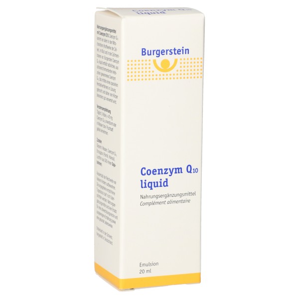 BURGERSTEIN Coenzyme Q10 45 mg liquide 20 ml
