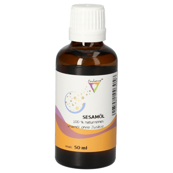 Sesamöl Embamed® erhältlich in 50ml oder 100ml.