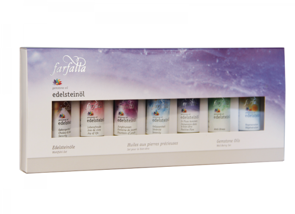 DEVA Farfalla - Coffret de 7 huiles aux pierres précieuses en 10 ml