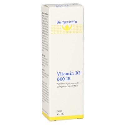 BURGERSTEIN Vitamin D3 800 IE Spray 20 ml