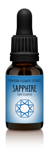 Findhorn - Saphire Gem Essence 15 ml / Essence de pierre précieuse Saphire 15 ml