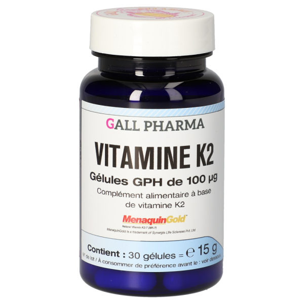 VITAMINE K2 100 mg 30 gélules