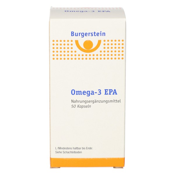 BURGERSTEIN Omega-3 EPA 50 Kapseln