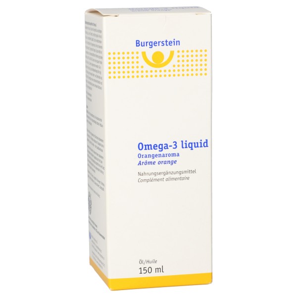 BURGERSTEIN Omega-3 Liquid Öl 150 ml