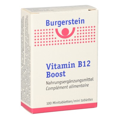BURGERSTEIN Vitamine B12 100 mini comprimés