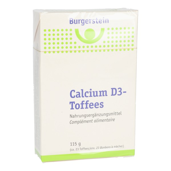 BURGERSTEIN Calcium D3 23 Toffees