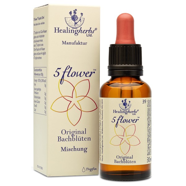Healing Herbs - Five Flower Remedy Notfalltropfen