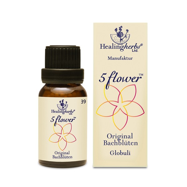 Healing Herbs - Five Flower Remedy / 5 Fleurs granules d'urgence 15gr