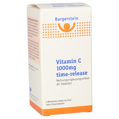 BURGERSTEIN Vitamin C 1000 mg Time Release 60 Tabletten