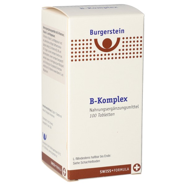 BURGERSTEIN B-Komplex 100 comprimés